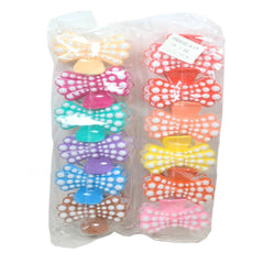 Wholesale Polka Dots Claw Clamps  MOQ -12 pcs