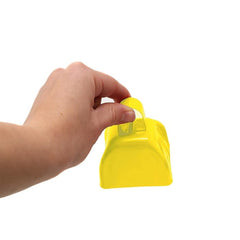 3" YELLOW METAL COW BELL
