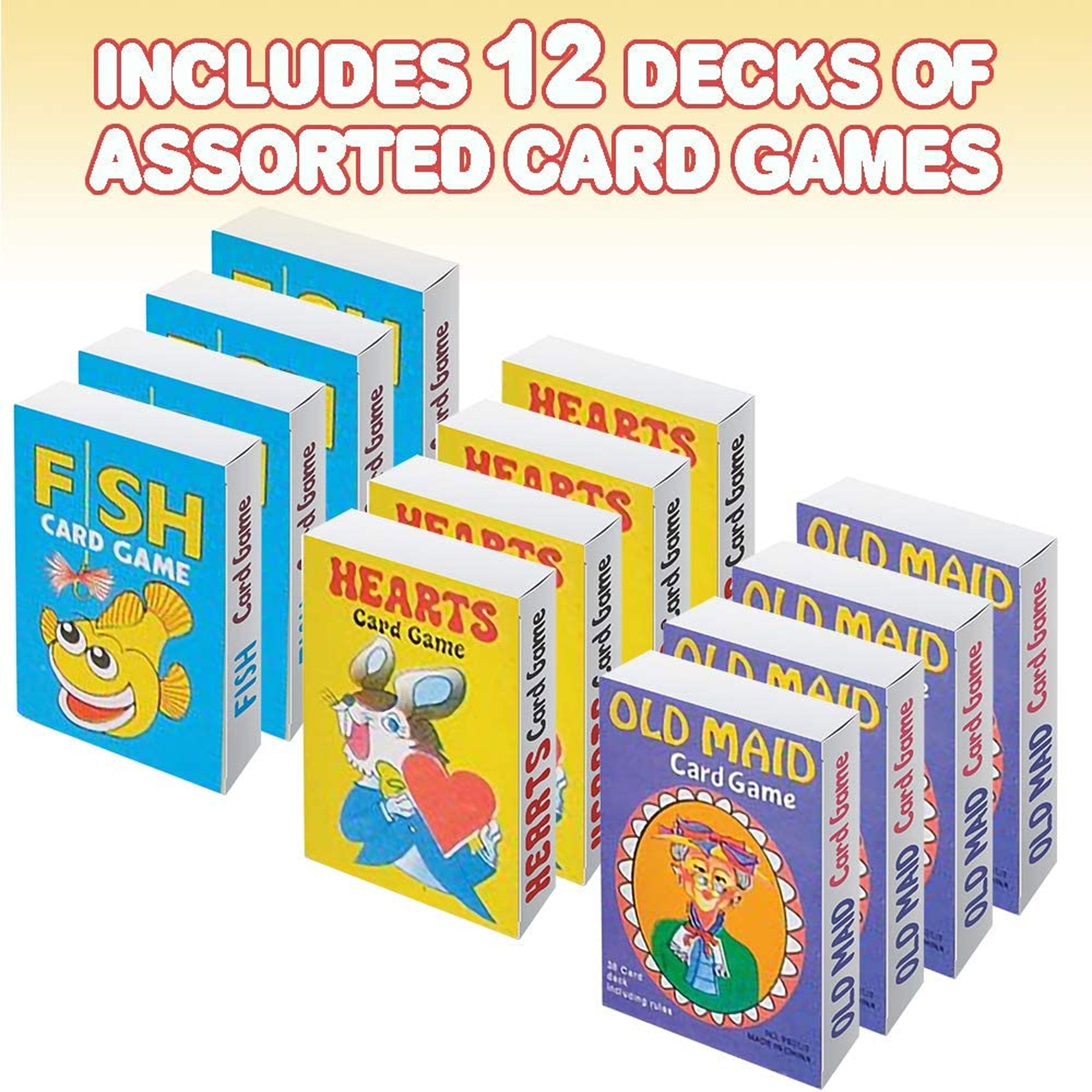 Wholesale New Coated Card Games for kids (Sold By Dozen)