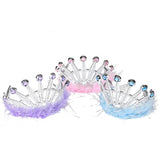 Feather Tiara Princess Crown In Bulk- Assorted