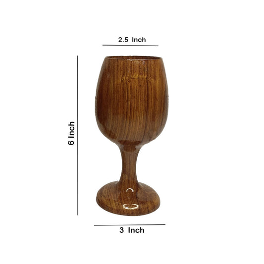 Wooden Handmade Shisham Glasses For Drinkware & Kitchen Essentials
