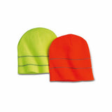 Knit Beanie With Reflective Stripes In Bulk- Assorted