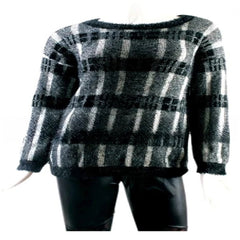 Casual Soft Plaid Sweaters For Women's- {Pieces/6pcs}- Assorted