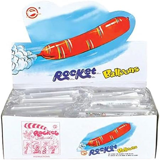 Inflatable Rocket Design Balloon - Pack of 72 - 15 Inches