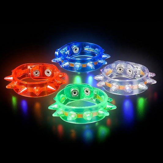 Light Up Spiky  Bracelet kids toys ( 1 Dozen=$44.99)