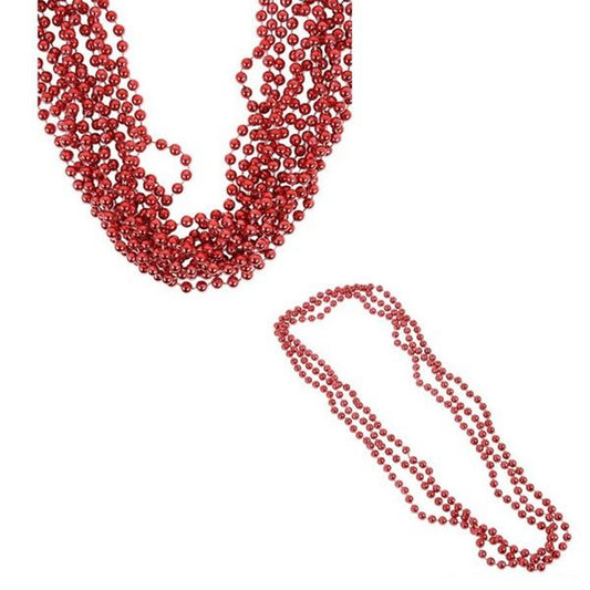 Red Beaded Necklaces In Bulk