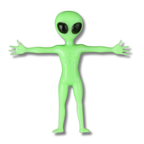 2.25" Glow In Dark Stretchy Alien 48ct Fidget toys