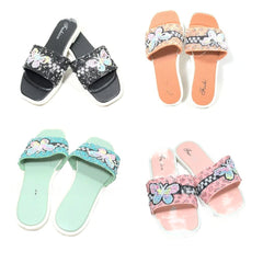 Ladies Cute Slip On PVC Sandals Wholesale MOQ -12 pcs