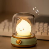 1607BA Mini Desktop LED Cute Night Lamp Creative USB Rechargeable Portable Cartoon Table Lamp For Coffee Bar Home Decor Hotel Bedroom