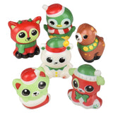 1.75" Christmas Animal Micro Squish Assortment (24 Pieces = $34.49)