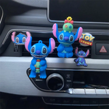 2407TA Disney Stitch Spiderman Anime figure Car Perfume holder Car Decorate Cartoon Car Perfume Clip Fragrance DiffuserI kid toy gifts