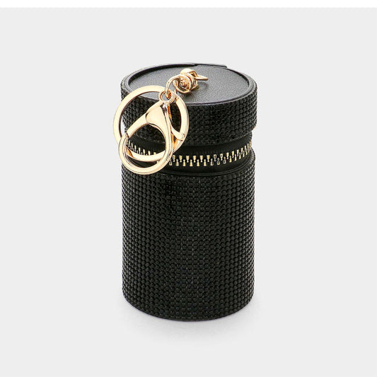 Bling Cylinder Soft Case Lipstick Bag / Keychain (Sold by the Dozen=$239.88)