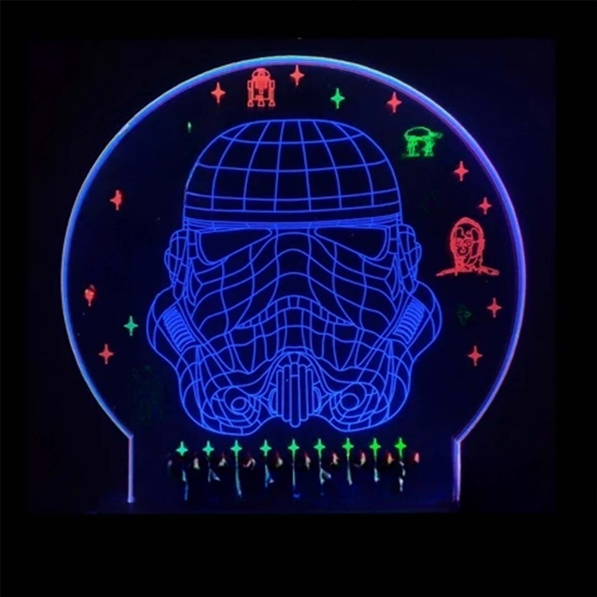3D Alien Trooper LED Lamps In Bulk