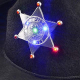 Blinking Light Up Cowboy Hat In Bulk