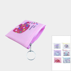 Coin Purses/Keychains - Butterfly, Elephant, Unicorn, Cosmetic, Heart Patterns (1 Dozen=$18.00)