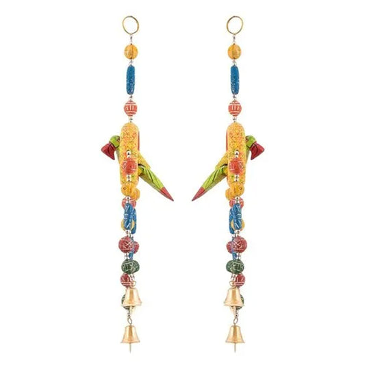Colorful &  Eye-Catching Parrot Style Door Hanging For Home Décor MOQ -12 pcs