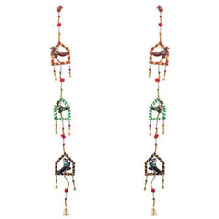 Jhopdi Mor Line Door Hanging - Traditional Indian Decor for Your Home MOQ - 12 pcs