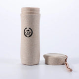 Eco- Friendly Biodegradable Wheat Straw Fiber Bottle Cup