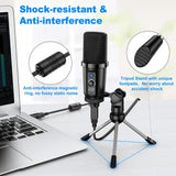 USB Plug & Play Computer Condenser Mic for Recording Voice Over