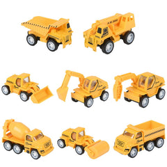 Mini Die-cast Pull Back Construction Vehicles kids Toys In Bulk