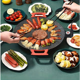 110V-130V US Plug Korean-Style Smokeless Indoor Electric BBQ Grill Pan