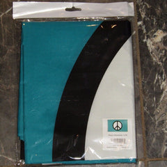 Wholesale Premium Quality 3x5 Peace Symbol Teal Blue Flag (Sold By - 6 Piece)