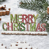 CF-11 Exquisite Art Deco Gingerbread Candy-Painted Resin Sign & Plaque - Festive Christmas Tabletop Decor for Living Room Dining Ambience - English Lettering, Unique Holiday Gift Idea, Handcrafted Craft, Vintage-Inspired, Seasonal