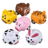 1.5" Mini Animal Pull Back Car | Assorted (24 Pieces = $11.49)