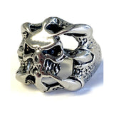 Wholesale Claw Holding Skull Head Designs Holding Metal Biker Ring