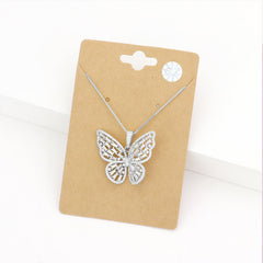 Butterfly Pendant- {Sold By 4 Pcs= $71.99}