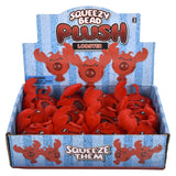 3" Lobster Squeezy Bead plush (Dozen = $37.99)