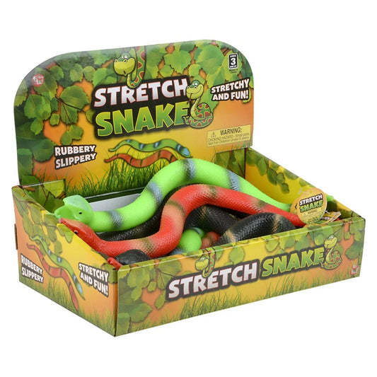 Wholesale 15" Stretchy Snakes For Kids- Assorted