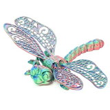 0709BA 3D Printed Dragonfly Figurine Collectible Desk Decor Transformable Design,For Halloween Christmas Xmas Thanksgiving Toy Kids