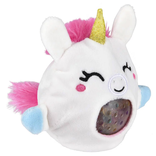 3" Unicorn Squeezy Bead plush Ball | Assorted
