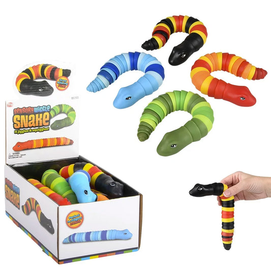 Sensory Wiggle Snake Toy- {Sold By Dozens= $29.99}