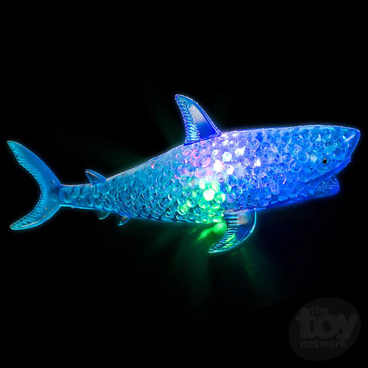 Light-Up Squeezy Bead Shark Toy- {Sold By Dozen= $29.99}
