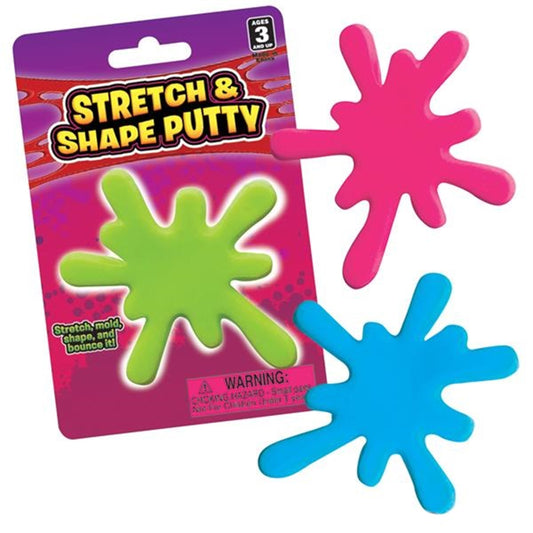 Wholesale 4" Neon Colors Stretch and Shape Putty (Sold by DZ)