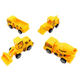 Mini Die-cast Pull Back Construction Vehicles kids Toys In Bulk