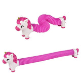 Unicorn Fidget Pop Tube Kids Toy in Bulk - Assorted