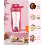 Gym Shaker Transparent Adults Bottle With Portable Strap Fitness Bottle- 600 ml Assorted