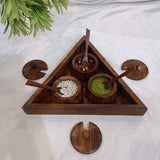 Wooden Freshener Jar Manhwas Box Set filled with fresheners for Home & Dinning Table