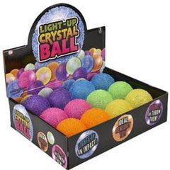 Light-Up Crystal Stress Relief Ball In Bulk