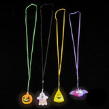 Halloween Flashing Necklace for Kids in Bulk - Assorted