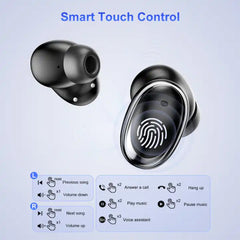 Wireless Earbud with Power Bank & Bluetooth Version 5. 1