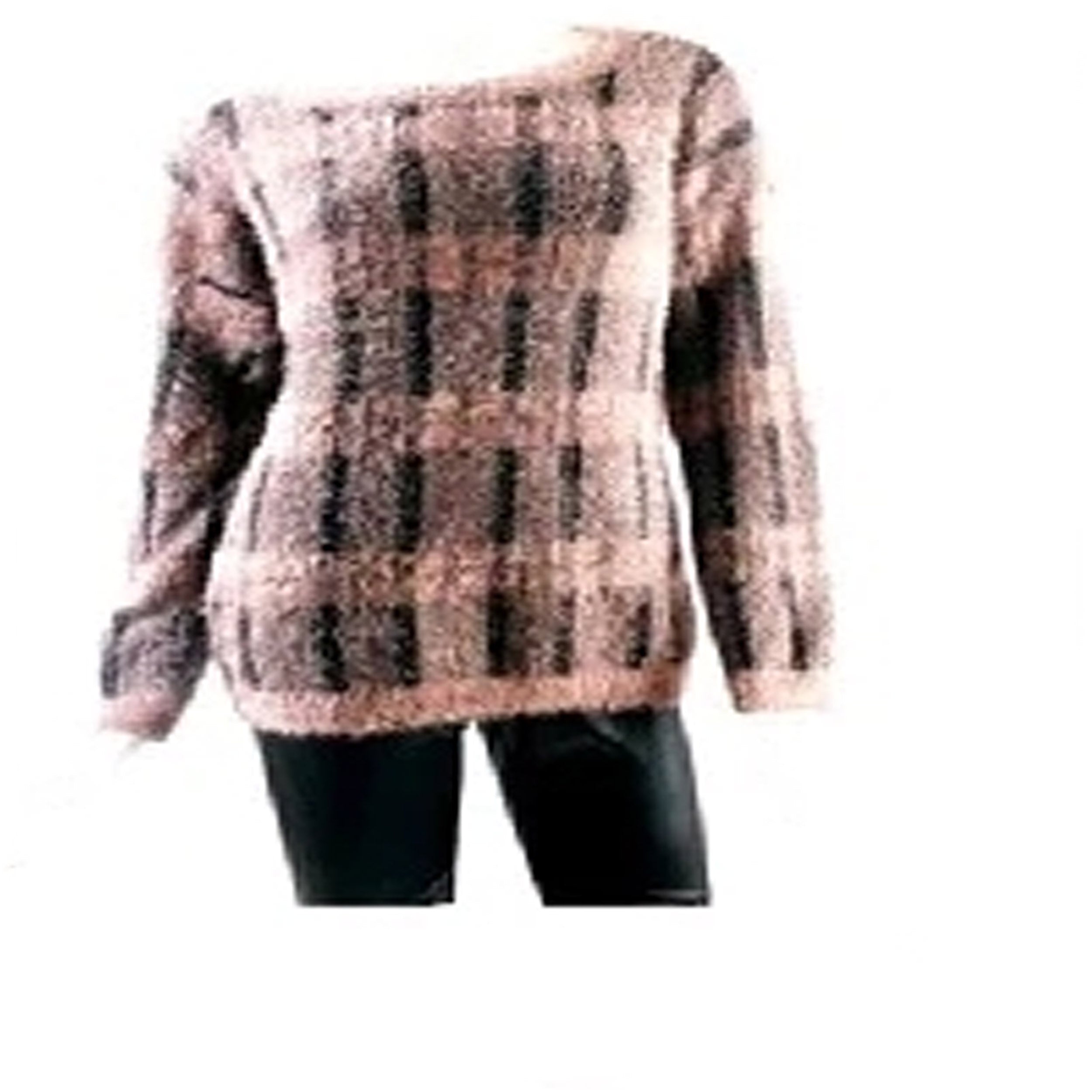 Casual Soft Plaid Sweaters For Women's- {Pieces/6pcs}- Assorted