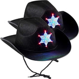 Blinking Light Up Cowboy Hat In Bulk