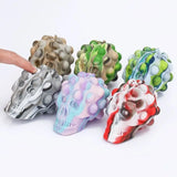 Halloween Skull Themed Ball Pop It Fidget Kids Toy- Assorted