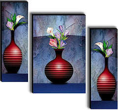 Framed Wall Paintings With Set Of 3 Scenery