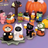 2907BA Halloween Kitten Japanese Miniature Restaurant Desktop Ornaments