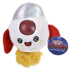 3" Space Rocket Squeezy Bead plush | Assorted (Dozen = $37.99)
